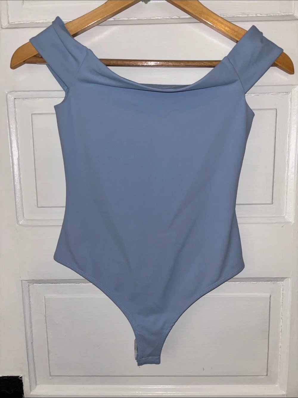 FREE PEOPLE INTIMATELY OFF TO THE RACES OFF SHOULDER BODYSUIT